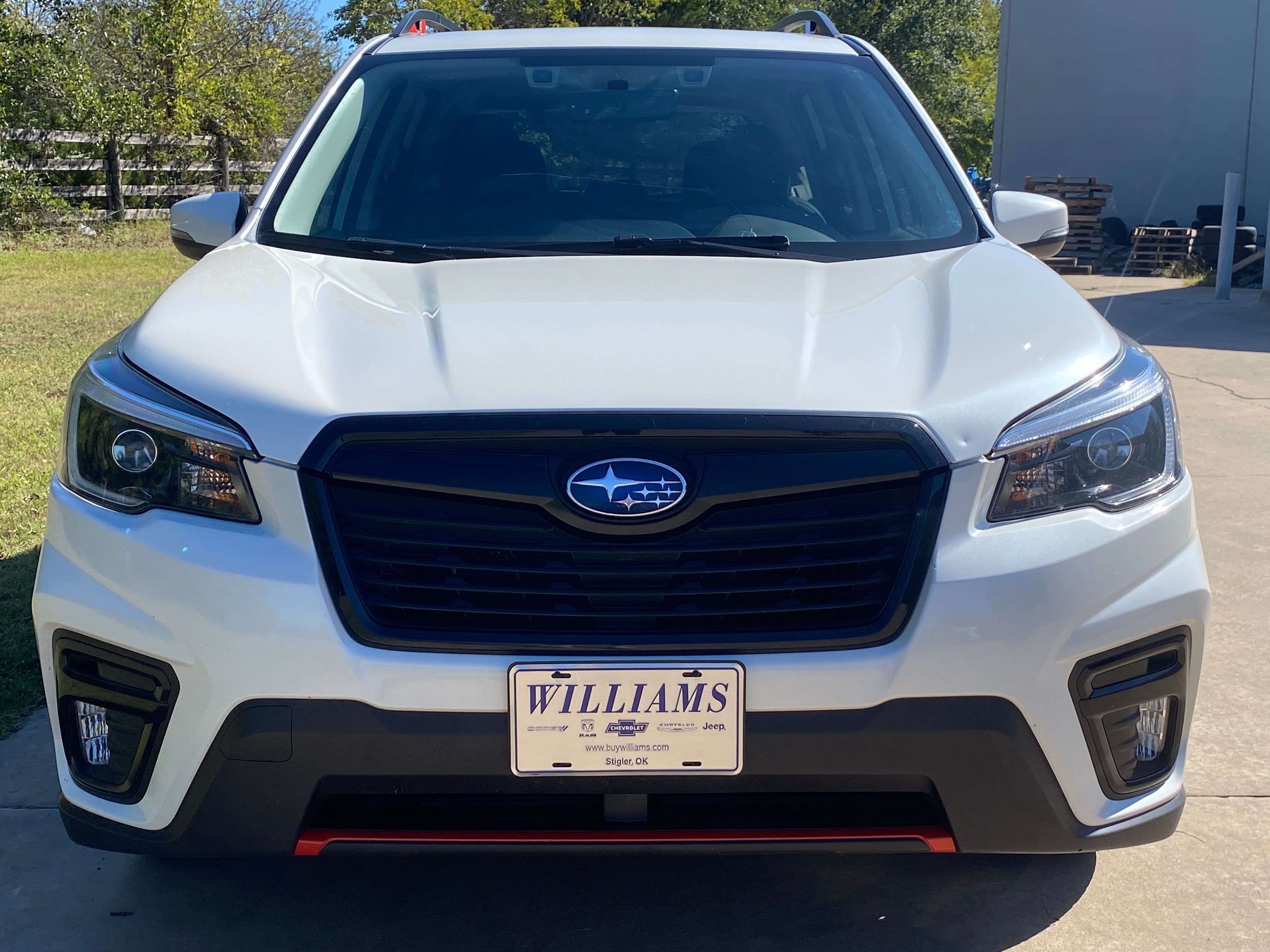 Used 2021 Subaru Forester Sport with VIN JF2SKARC1MH463201 for sale in Stigler, OK
